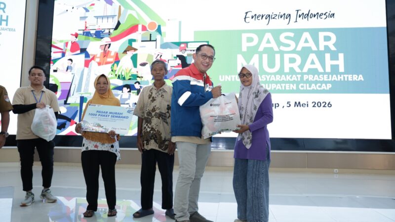 Cuma Disini Sembako Seharga 200 Ribu Dijual Hanya Seharga Es Kopi, Pasar Murah Pertamina Patra Niaga Kilang Cilacap