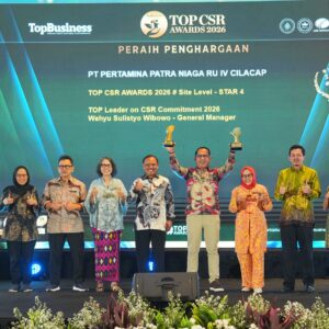 Mamaku Sigap Bukti Kepedulian Nyata Pertamina, RU IV Cilacap Raih Dua Penghargaan TOP CSR 2026