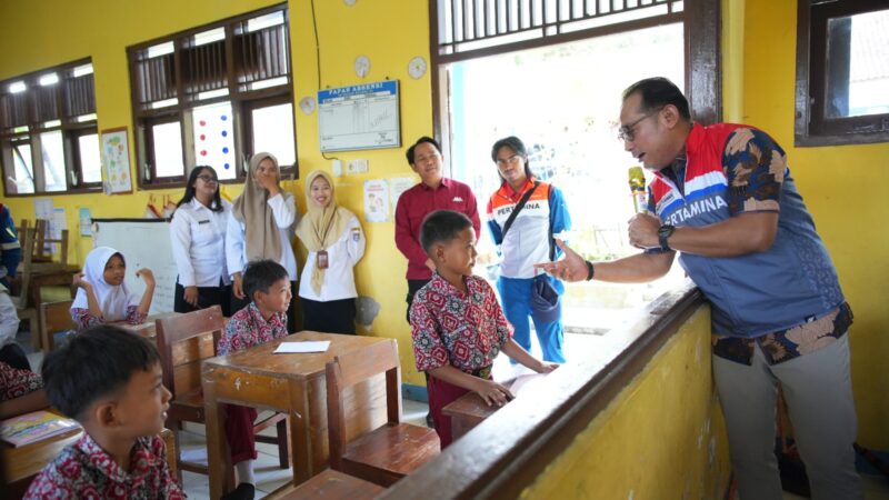Hari Anak Nasional 2026, Relpi Pertamina RU Cilacap Dukung Pemenuhan Fasilitas Belajar Anak melalui Tebar 4.0
