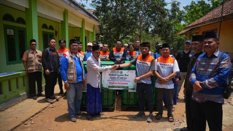 Respon Krisir Air Bersih, Pekerja Pertamina Patra Niaga RU Cilacap Hadirkan Akses Air Bersih di Desa Cipari